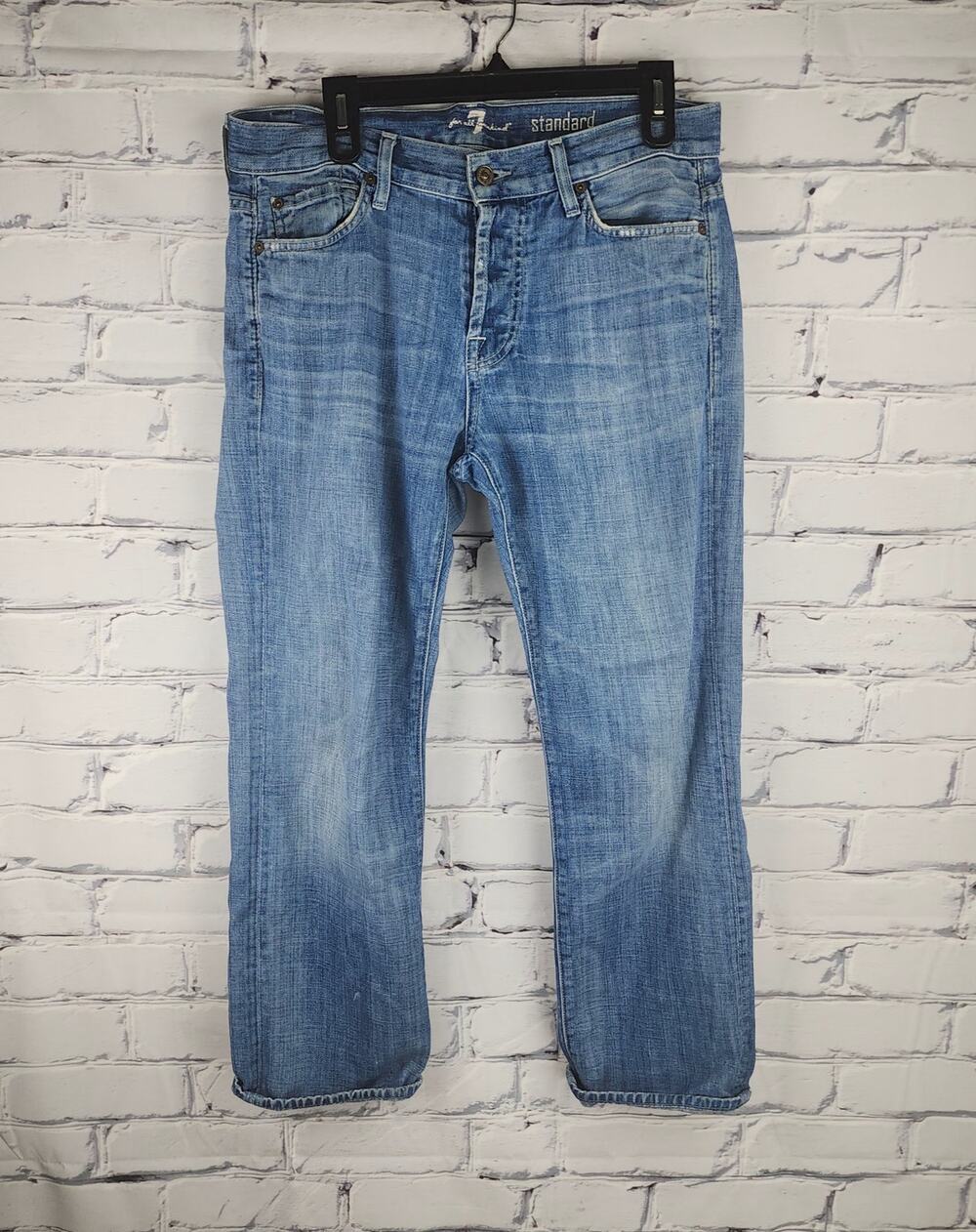 For All ManKind Jeans Womens 31 standard Straight leg blokecore normcore western